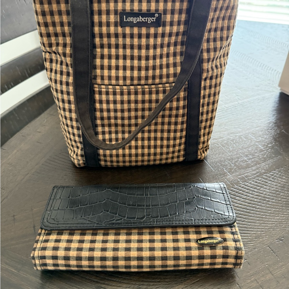 Longaberger Homestead Bag with billfold